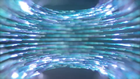 A blue Particles Vortex Background Stock Footage 233740802