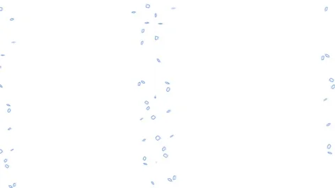 Blue particles on a white background Stockbeeldmateriaal 125697570