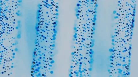 Blue Particles With White Background Loop Stock Footage 228080487
