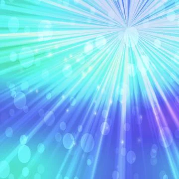 Blue party background with bokeh effect Stock Illustration