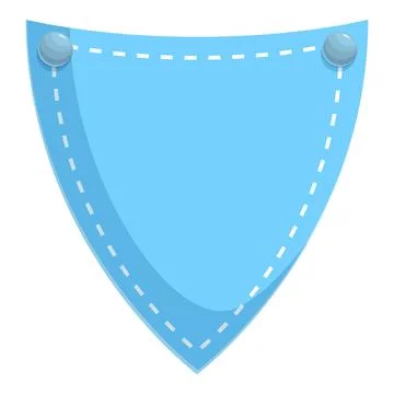 Blue patch pocket with buttons showing sewing technique Ilustración de archivo