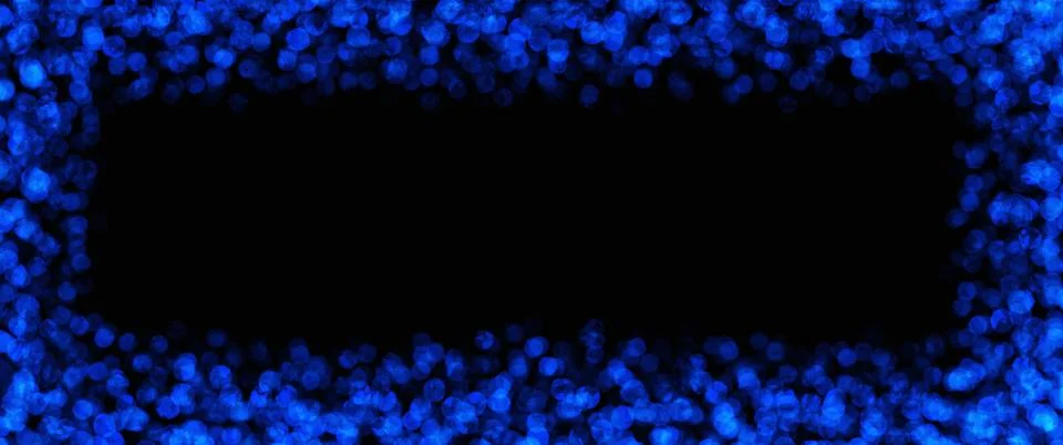 Blue pattern on black background Illustrazione stock