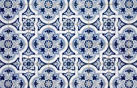 Blue pattern detail Stock Photos