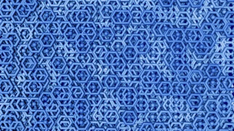 Blue Pattern Stock Footage 159004762