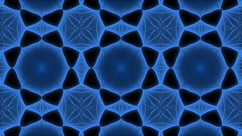 Blue Pattern gothic design animation motion graphics Stock Footage 155261663