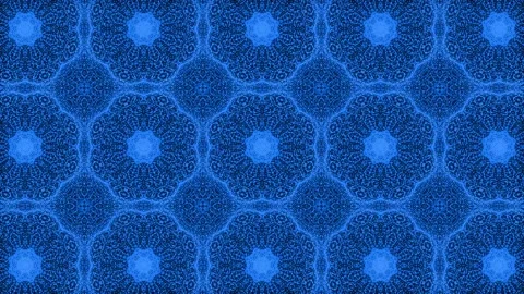 Blue Pattern gothic design animation motion graphics Stock Footage 155261677