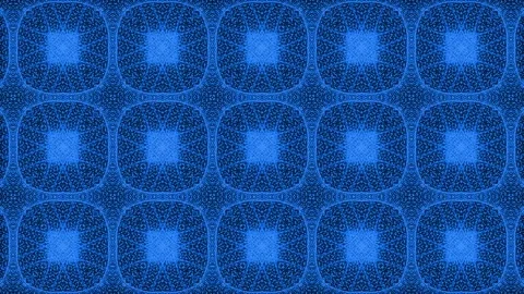 Blue Pattern gothic design animation motion graphics Stock Footage 155261680