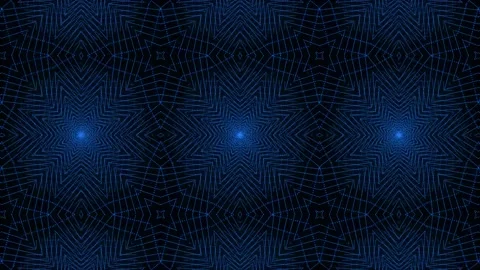 Blue Pattern gothic design animation motion graphics Stock Footage 155261683
