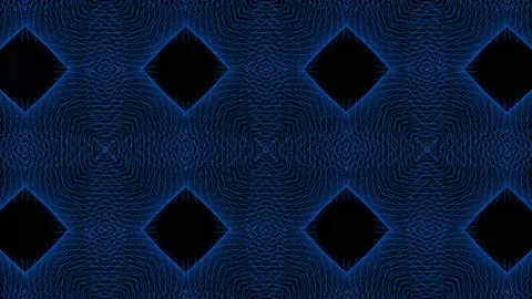 Blue Pattern gothic design animation motion graphics Stock Footage 155261687