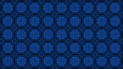 Blue Pattern gothic design animation motion graphics Stock Footage 155261688