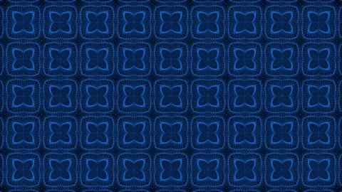 Blue Pattern gothic design animation motion graphics Stock Footage 155261695