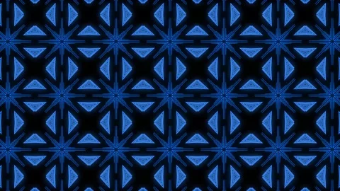 Blue Pattern gothic design animation motion graphics Stock Footage 155261696