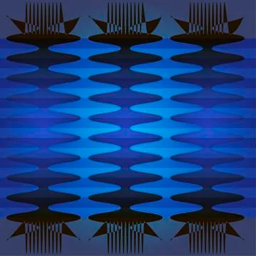 Blue pattern Illustrazione stock