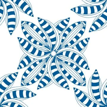 Blue pattern. Stock Illustration