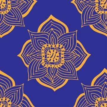 Blue pattern. 스톡 일러스트