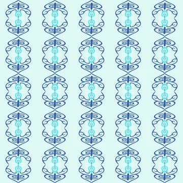 Blue pattern Illustrazione stock