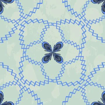 Blue pattern Stock Illustration