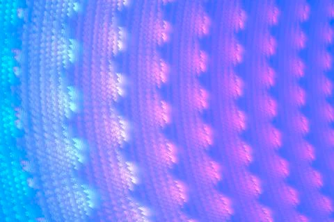 Blue pattern rainbow waves, abstract modern background with fractal shapes fo Foto stock