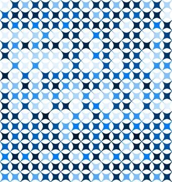 Blue pattern simple stylish repeatable vector pattern Stock Illustration
