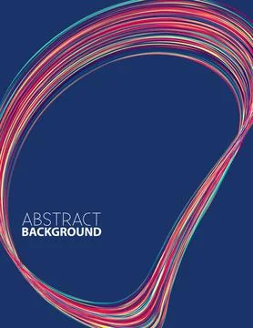 Blue pattern with stips color frame Stock Illustration