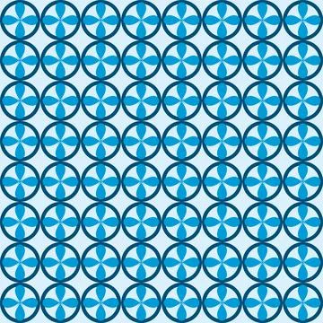 Blue patterned background design resource vector Stock Illustration