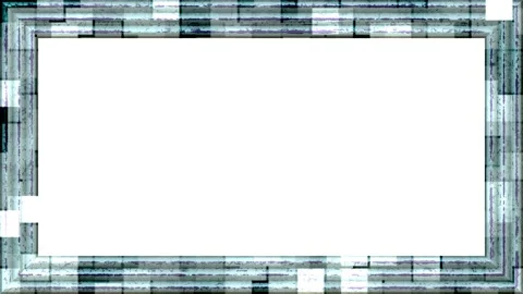 Blue patterned digital picture frame. 動画素材 197770441