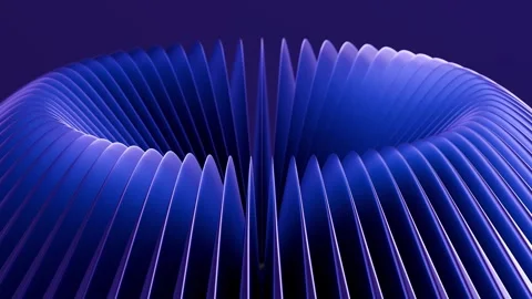 Blue patterned shapes moving in uniform flow Stock Footage 332420423