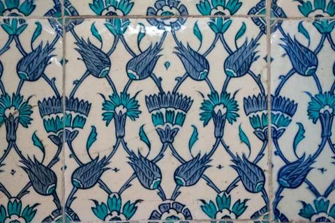 Blue patterned stone. Stock-Fotos