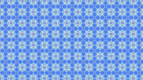 Blue patterned tile surface with intricate geometric design. Decorative ceramic Stockillustratie