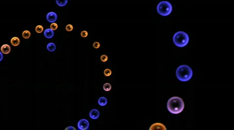 Blue pearls Stock Footage 681655