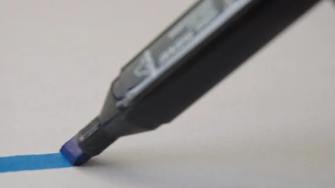 Blue pen Stock Footage 117775887