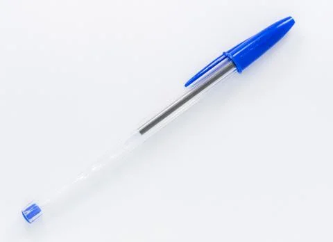 Blue pen whit plug Stock Photos