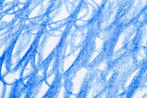 Blue pencil hatching as background, top view 스톡 사진