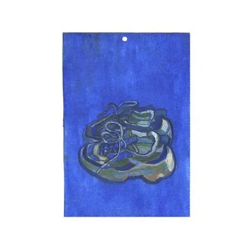 Blue period. dew Stock Illustration