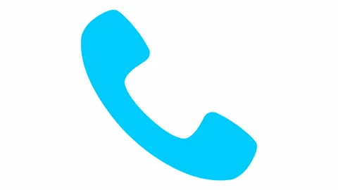 Blue phone white Stock Footage 222577136
