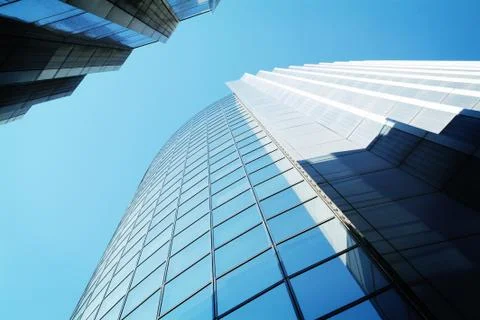 Into the blue Stock Photos