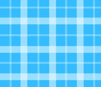 Blue picnic tablecloth vector flat isolated Stock Illustration