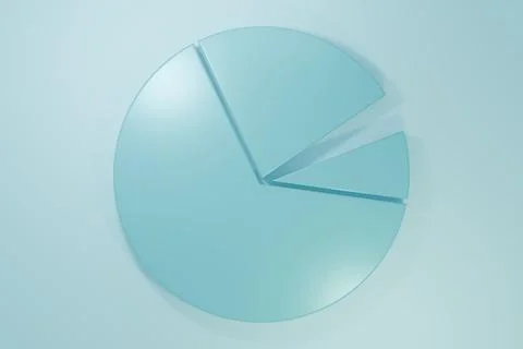 Blue Pie chart infographic icon isolated on blue background. Diagram chart .. Illustrazione stock