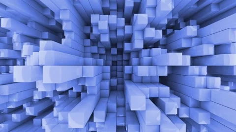 Blue pillars corporate background Stock Footage 120559223