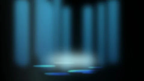 Blue pillars of light glow in a seamless loop Stock Footage 341855966