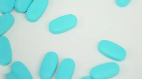 THE BLUE PILLS ARE FALLING Stock Footage 246382331
