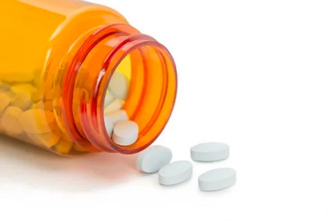 Blue Pills Stock Photos