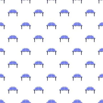 Blue ping pong table pattern creating a sporting background Stock Illustration