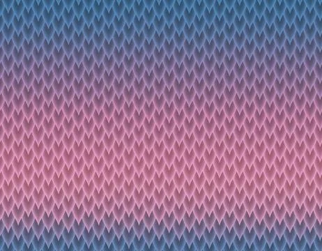 Blue, pink and violet gradient snake skin pattern, long sharp scale イラスト素材