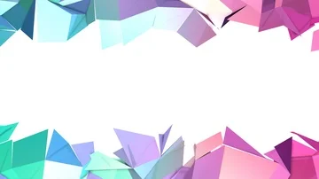 Blue pink low poly 3d split surface Stock Footage 85670918