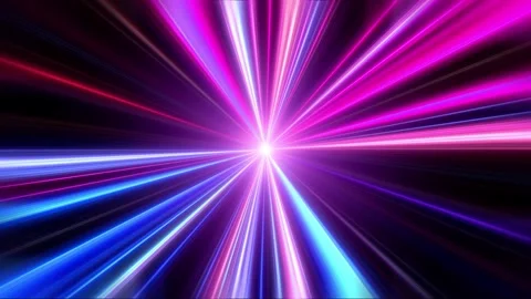 Blue &amp; Pink Neon Strobe Lights Stock Footage 273328331