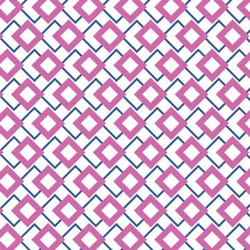 Blue Pink Parquet Pattern Design Stock Illustration