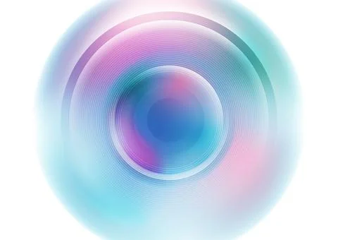 Blue pink smooth minimal liquid circle gradient abstract concept background Illustrazione stock