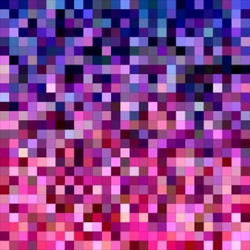 Blue pink square mosaic vector background design Stock Illustration