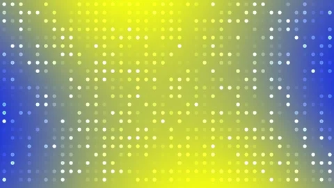 Blue pixel background, abstract blinking flickering technology animation Stock Footage 310047437